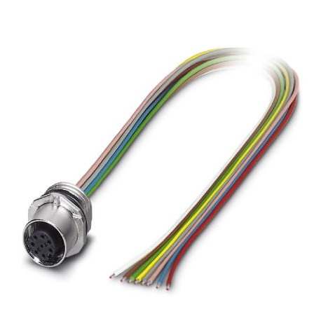 SACC-E-FS-8CON-M16/0,5 0,14SCO - SACC-E-FS-8CON-M16/0,5 0,14SCO 1403187 PHOENIX CONTACT Flush-type connector