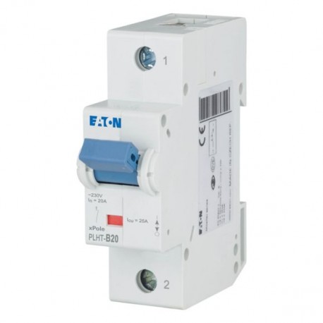 PLHT-B20 - PLHT-B20 247972 EATON ELECTRIC Over current switch, 20A, 1p, B-Char, AC