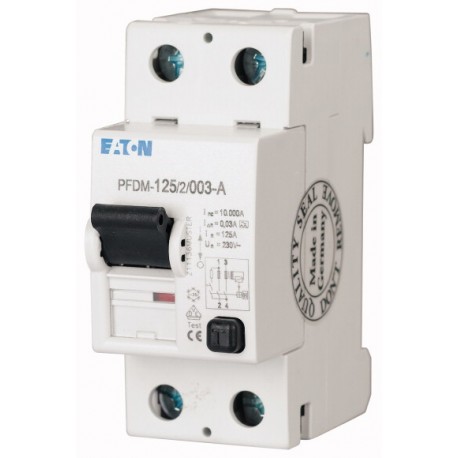 PFDM-125/2/03 - PFDM-125/2/03 249033 EATON ELECTRIC Residual current circuit breaker (RCCB), 125A, 2p, 300mA, type AC