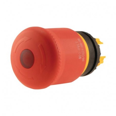 M22-PVLT - M22-PVLT 263469 Y7-263469 EATON ELECTRIC Emergency-stop pushbutton, illuminated, turn-release