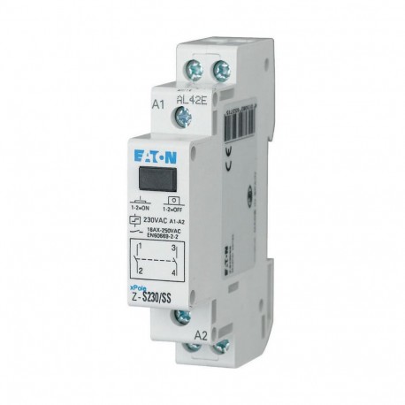 Z-S230/SS - Z-S230/SS 265271 Y7-265271 EATON ELECTRIC Impulse relay, 230AC, 2S, 16A, 50Hz, 1SU