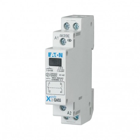 Z-S24/SS - Z-S24/SS 265537 Y7-265537 EATON ELECTRIC Impulse relay, 24AC/12DC, 2NO, 16A, 50Hz, 1SU