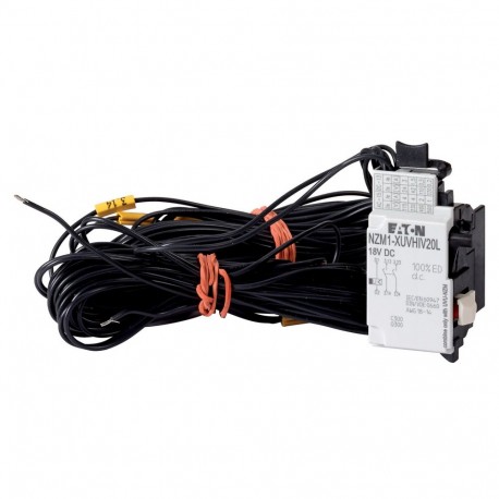 NZM1-XUVHIV20L - NZM1-XUVHIV20L 271609 Y7-271609 EATON ELECTRIC Undervoltage release, 2early N/O, for delay unit, +cable