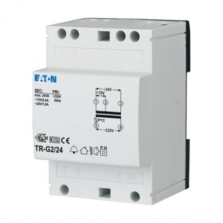 TR-G2/24 - TR-G2/24 272484 Y7-272484 EATON ELECTRIC Transformator 230V, 12/24V, 2/1A, 3HP