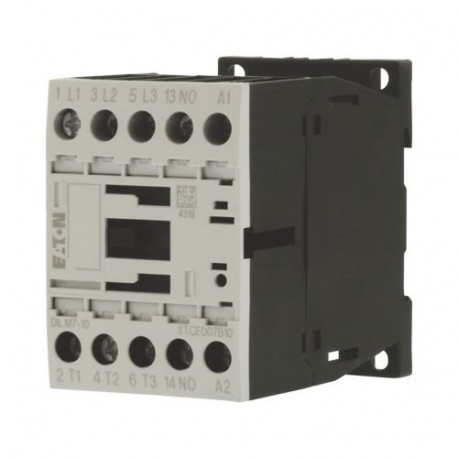 DILM7-10(110V50/60HZ) - DILM7-10(110V50/60HZ) 276556 Y7-276556 EATON ELECTRIC Contactor, 3p+1N/O, 3kW/400V/AC3