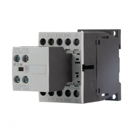 DILM9-21(24VDC) - DILM9-21(24VDC) 276775 Y7-276775 EATON ELECTRIC Contactor, 3p+2N/O+1N/C, 4kW/400V/AC3