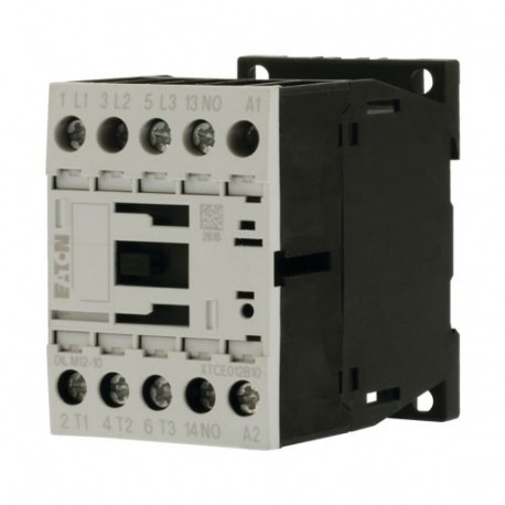 DILM12-10(42V50HZ,48V60HZ) - DILM12-10(42V50HZ,48V60HZ) 276826 Y7-276826 EATON ELECTRIC Contactor, 3p+1N/O, 5.5kW/400V/AC3