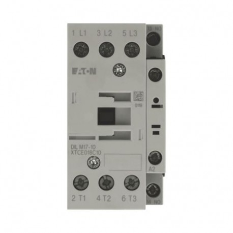 DILM17-10(42V50HZ,48V60HZ) - DILM17-10(42V50HZ,48V60HZ) 277000 Y7-277000 EATON ELECTRIC Contactor, 3p+1N/O, 7.5kW/400V/AC3