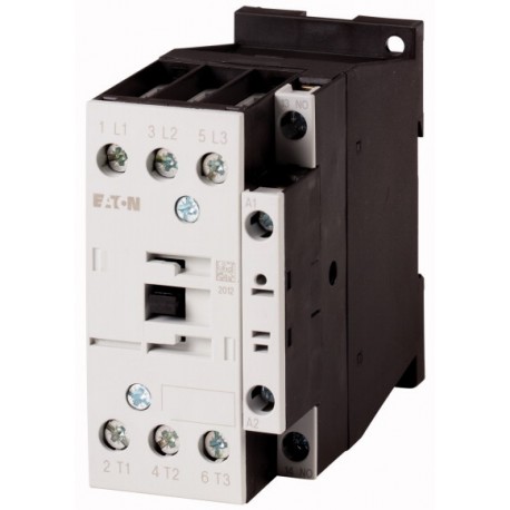DILM25-10(600V60HZ) - DILM25-10(600V60HZ) 277127 XTCE025C10D EATON ELECTRIC Contactor, 3p+1N/O, 11kW/400V/AC3