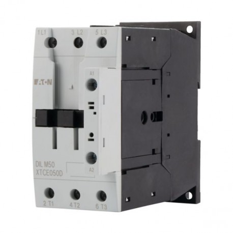 DILM50(115V60HZ) - DILM50(115V60HZ) 277823 XTCE050D00CX EATON ELECTRIC Contactor, 3p, 22kW/400V/AC3