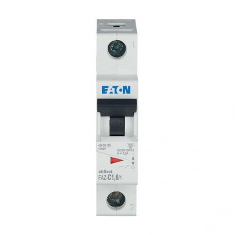 FAZ-C1,6/1 - FAZ-C1,6/1 278548 Y7-278548 EATON ELECTRIC Miniature circuit breaker (MCB), 1, 6A, 1p, C-Char, AC