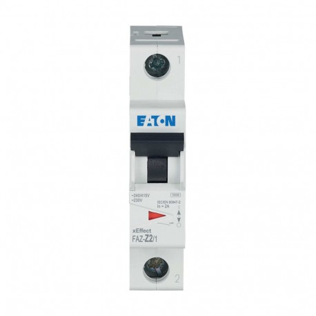 FAZ-Z2/1 - FAZ-Z2/1 278620 Y7-278620 EATON ELECTRIC Over current switch, 2A, 1p, Z-Char, AC