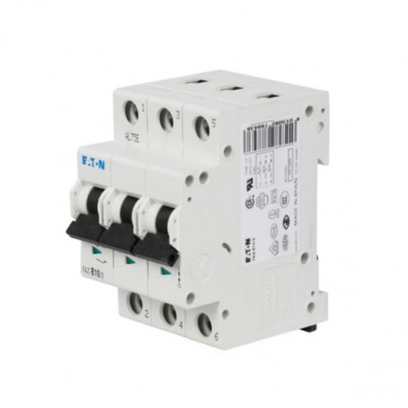 FAZ-D10/3 - FAZ-D10/3 278892 Y7-278892 EATON ELECTRIC Over current switch, 10A, 3p, D-Char, AC