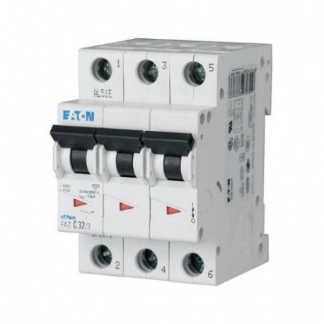FAZ-D12/3 - FAZ-D12/3 278893 Y7-278893 EATON ELECTRIC Miniature circuit breaker (MCB), 12A, 3p, type D characteristic