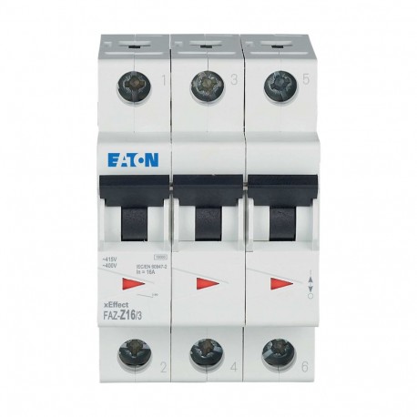 FAZ-Z16/3 - FAZ-Z16/3 278927 Y7-278927 EATON ELECTRIC Miniature circuit breaker (MCB), 16A, 3p, Z-Char, AC