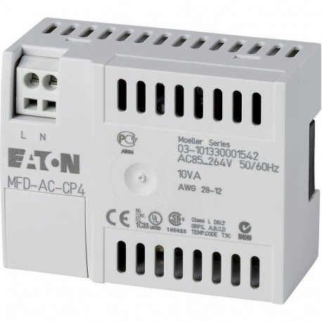 MFD-AC-CP4 - MFD-AC-CP4 286822 0004560852 EATON ELECTRIC Communication module/power supply unit for remote text display, ..