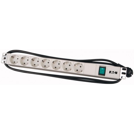 Eaton Protection Strip 4 DIN - Eaton Protection Strip 4 DIN 68581 EATON ELECTRIC Socket outlet strip 19 inches, 7-way