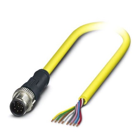 SAC-8P-M12MS/ 5,0-542 BK - SAC-8P-M12MS/ 5,0-542 BK 1406093 PHOENIX CONTACT Sensor/actuator cable