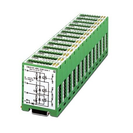 EMUG 22-4REL/KSR-G 24/ 1AU - EMUG 22- 4REL/KSR-G 24/ 1AU 2942399 PHOENIX CONTACT Multiple relay module