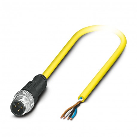 SAC-4P-M12MS/ 5,0-542 BK - SAC-4P-M12MS/ 5,0-542 BK 1406225 PHOENIX CONTACT Sensor/actuator cable