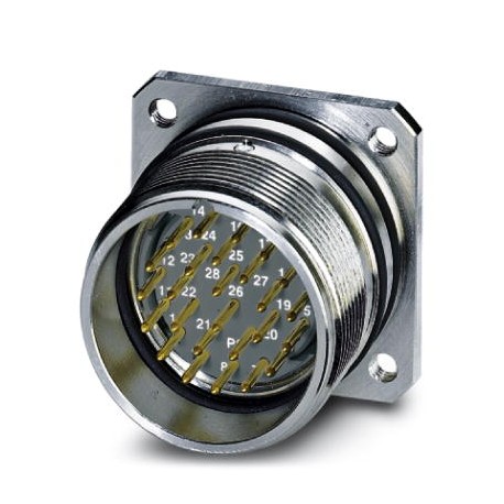 HC-28P1N324300 - HC-28P1N324300 1615315 PHOENIX CONTACT Conect. enchuf. for apar. wall poster., straight, Locking screw, M27,..