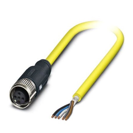 SAC-5P-5,0-542/M12FS SH BK - SAC-5P-5,0-542/M12FS SH BK 1406148 PHOENIX CONTACT Sensor/actuator cable