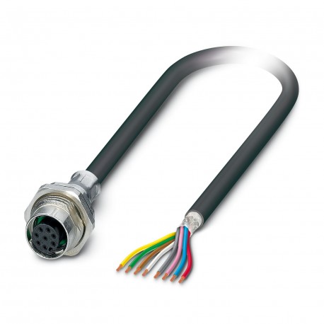 SACCBP-FS-8CON-M16/3,0-PUR SCO - SACCBP-FS-8CON-M16/3,0-PUR SCO 1408786 PHOENIX CONTACT Flush-type connector