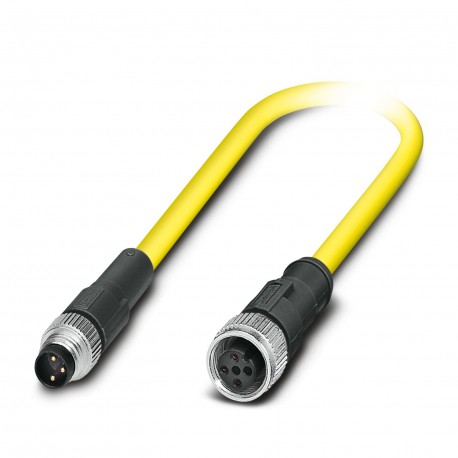 SAC-3P-M8MS/ 0,5-542/M12FS BK - SAC-3P-M8MS/ 0,5-542/M12FS BK 1406276 PHOENIX CONTACT Sensor/actuator cable