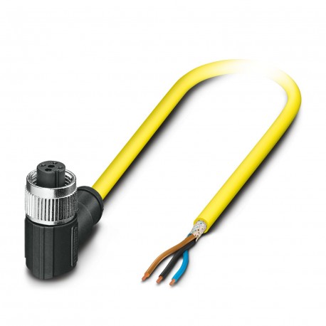 SAC-3P-2,0-542/M12FR SH BK - SAC-3P-2,0-542/M12FR SH BK 1406270 PHOENIX CONTACT Sensor/actuator cable
