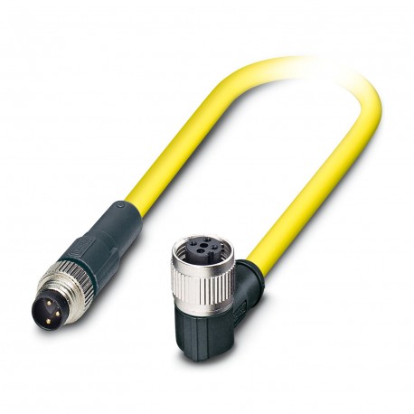 SAC-3P-M8MS/ 0,5-542/M12FR BK - SAC-3P-M8MS/ 0,5-542/M12FR BK 1406278 PHOENIX CONTACT Sensor/actuator cable