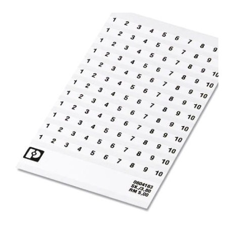 SK 5/3,8: 1-250 - SK 5/3,8: 1-250 0804222 PHOENIX CONTACT Marker card