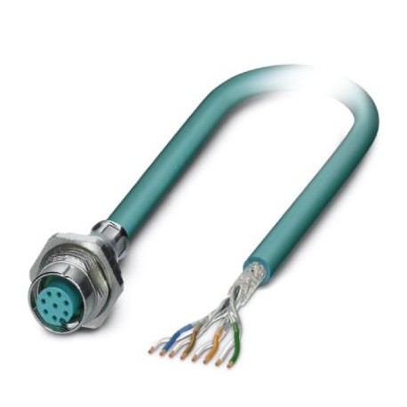 VS-M12FSBP-OE-94B-LI/0,5 - VS-M12FSBP-OE-94B-LI/0,5 1401057 PHOENIX CONTACT Network cable