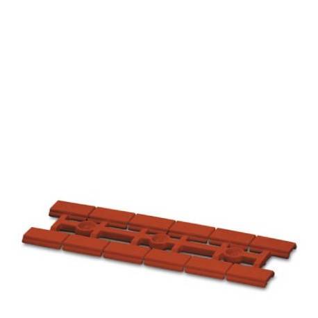 UM-TMF (10X5) RD - UM-TMF (10X5) RD 0833112 PHOENIX CONTACT Marker for terminal blocks, Strip, red, unlabeled, rotulable with: ..