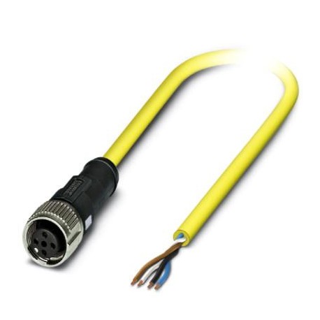 SAC-4P-2,0-542/M12FS BK - SAC-4P- 2,0-542/M12FS BK 1406246 PHOENIX CONTACT Sensor/actuator cable