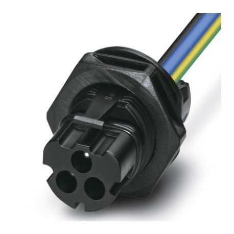 PRC 3-FT25-MC4 150 FE - PRC 3-FT25-MC4 150 FE 1410531 PHOENIX CONTACT Plug-in connector (PRC), black, 3-pole, 4 mm2 / 630 V / 35 A, ..