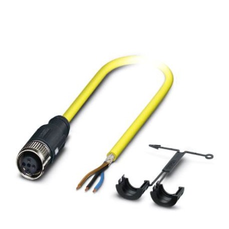 SAC-HZ-3P-10,0-542/FSSHSCO BK - SAC-HZ-3P-10,0-542/FSSHSCO BK 1409498 PHOENIX CONTACT Sensor/actuator cable
