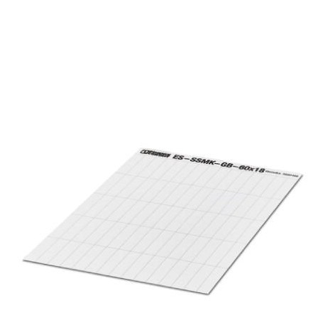 ES-SSMK-GB 60X18 CUS - ES-SSMK-GB 60X18 CUS 0824408 PHOENIX CONTACT Label sheet, DIN A4