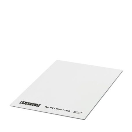 ES/KLM 1-GB - ES/KLM 1-GB 0800941 PHOENIX CONTACT Strip labeling, Elbow, white, unlabeled, rotulable with: printing System..