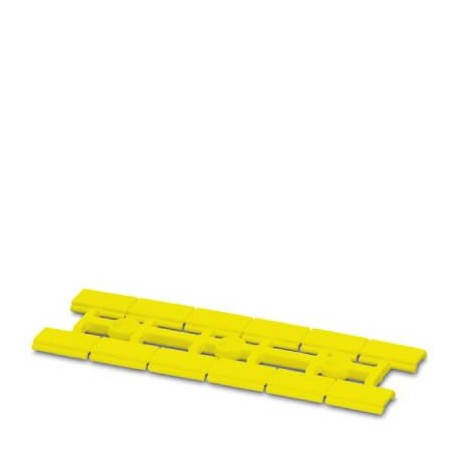UM-TMF (10X5) YE - UM-TMF (10X5) YE 0833114 PHOENIX CONTACT Marker for terminal blocks, Strip, yellow, unlabeled, rotulable wit..