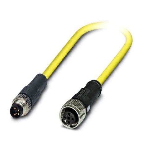 SAC-4P-M8MS/ 0,5-542/M12FS BK - SAC-4P-M8MS/ 0,5-542/FS SCO BK 1406198 PHOENIX CONTACT Sensor/actuator cable
