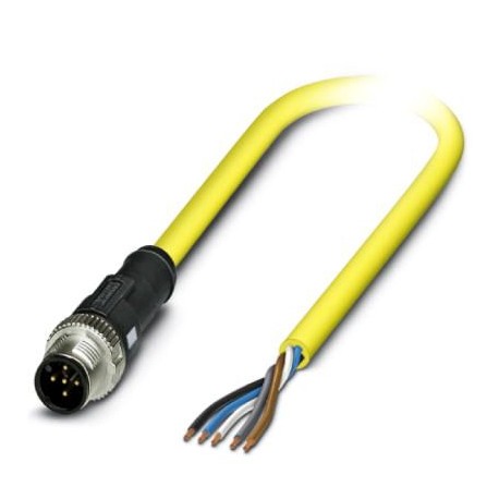 SAC-5P-M12MS/ 5,0-542 BK - SAC-5P-M12MS/ 5,0-542 BK 1406158 PHOENIX CONTACT Sensor/actuator cable