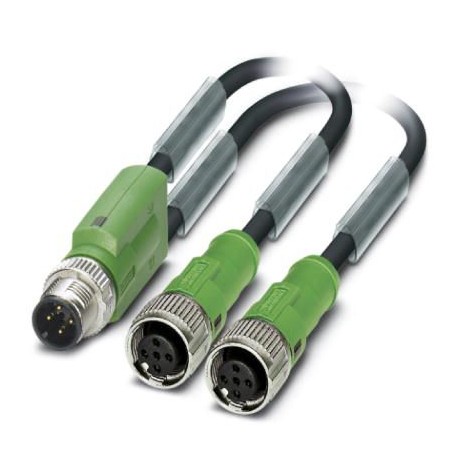 SAC-4P-Y/2X0,3-PUR/FS VP SCO - SAC-4P-Y/2X0,3-PUR/FS VP SCO 1544060 PHOENIX CONTACT Sensor/actuator cable