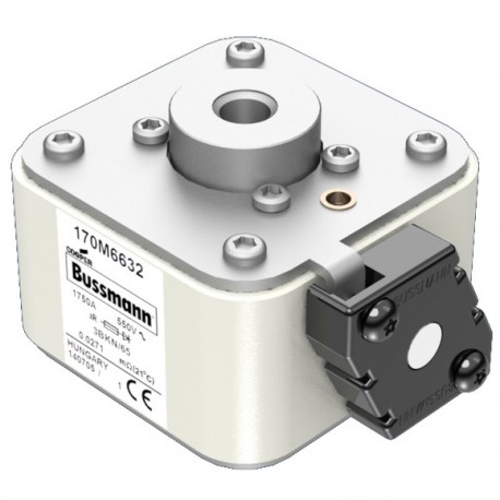 FUSE 1750A 550V 3BKN/65 AR - FUSE 1750A 550V 3BKN/65 AR 170M6632 EATON ELECTRIC Fuse-link, high speed, 1750 A, AC 550 V, size 3, 76 x 92 ..