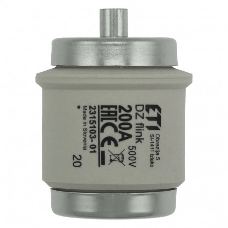 FUSE 200A DV 500V TYPE DZ