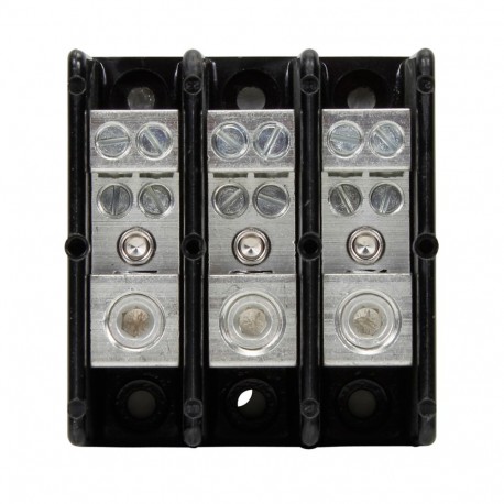 PWR TERM.BLK 24PK - PWR TERM.BLK 24PK 16220-3 EATON ELECTRIC Terminal block, low voltage, 175 A, AC 600 V, DC 600 V, 3P, UL