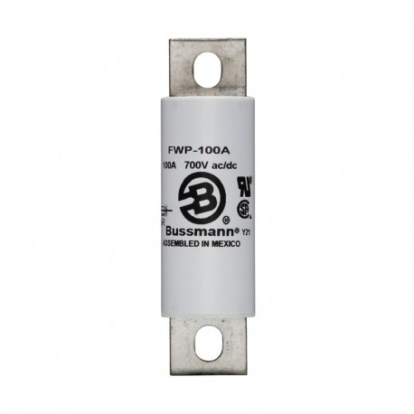 RECOMMEND FWP-100B - RECOMMEND FWP-100B FWP-100A EATON ELECTRIC Fuse-link, high speed, 100 A, AC 150 V, DC 150 V, 25 x 68 mm, UL
