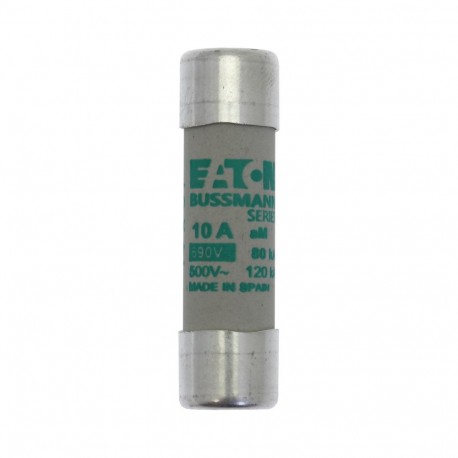 C14M10S - C14M10S EATON ELECTRIC Fuse-link, LV, 10 A, AC 500 V, 14 x 51 mm, aM, IEC, with striker
