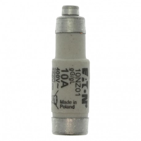 FUSE D01 10A 400V AC T GL/GG E14 - FUSE D01 10A 400V AC T GL/GG E14 10NZ01 EATON ELECTRIC Fuse-link, LV, 10 A, AC 400 V, D01, gL/gG, IEC, time-..