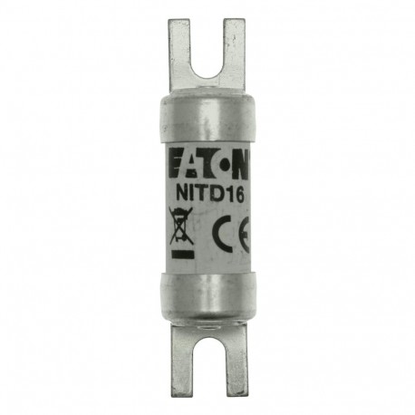 16AMP 550V AC BS88 FUSE - 16AMP 550V AC BS88 FUSE NITD16 EATON ELECTRIC Fuse-link, low voltage, 1000 A, AC 550 V, BS88, BS, IEC