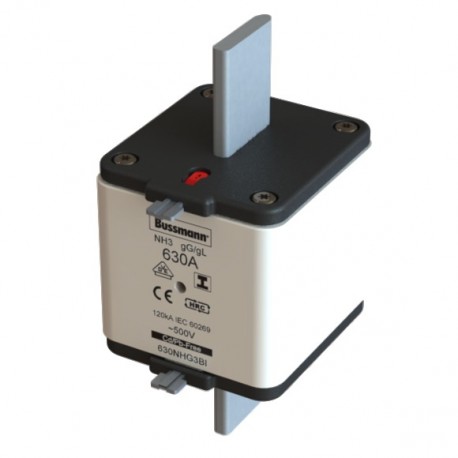NH FUSE 630A 500V IMGL SIZE 3 - NH FUSE 630A 500V IMGL SIZE 3 630NHG3BI EATON ELECTRIC cartridge fuse, BT 630 A, AC 500 V, NH3, gL/gG, IEC, ..